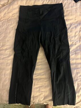 Lululemon Fast and Free Black Leggings